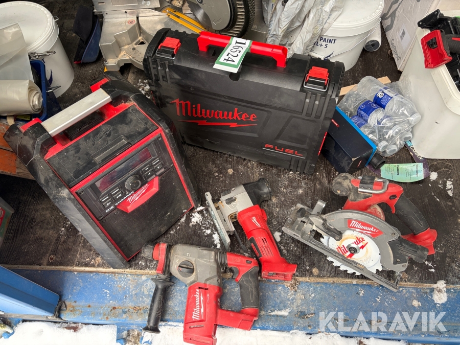 Lot med blandet Milwaukee el værktøj