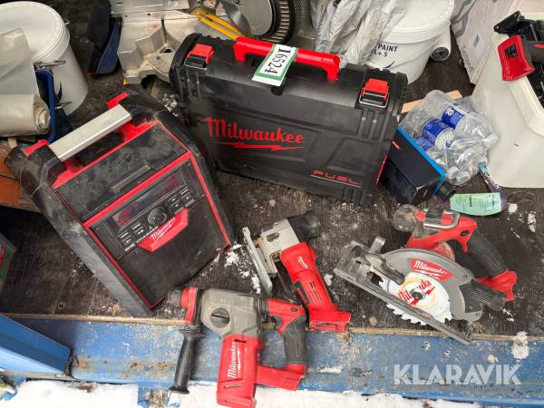 Lot med blandet Milwaukee el værktøj