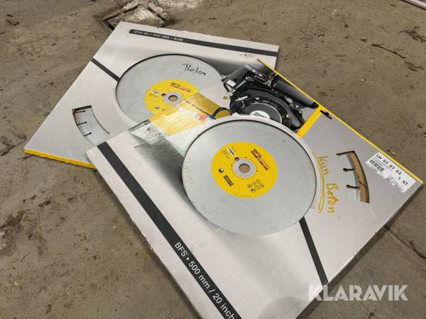 Diamant Skiver 500mm til skæremaskine