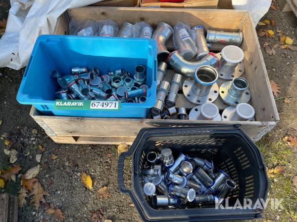 Blandet lot presse fittings geberit