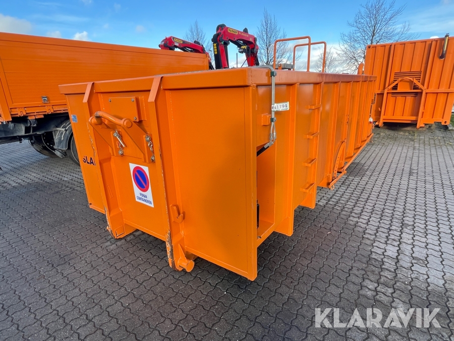 Væsketætte containere med snegl DC - Container 22 m3 3 styk