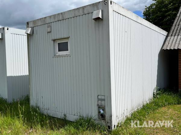 Mandskabscontainer 20 fod
