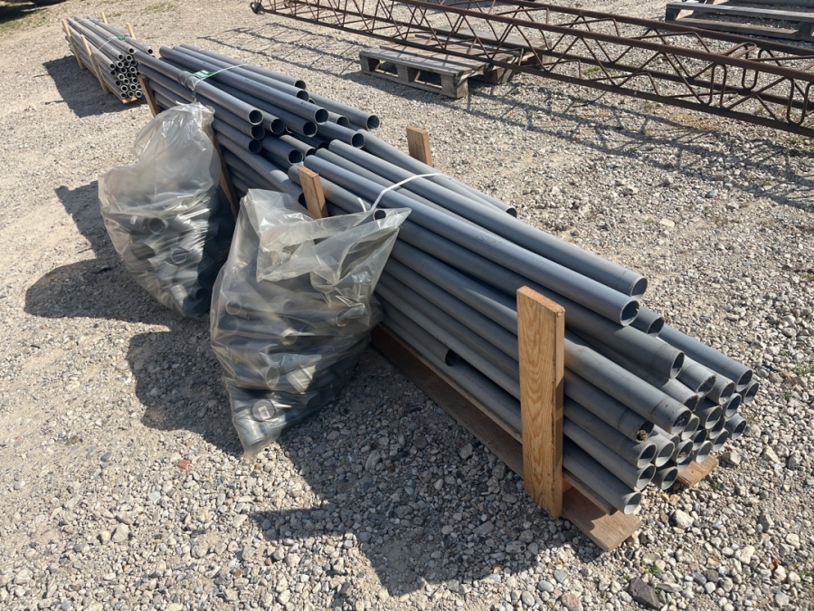 PVC rør med fittings