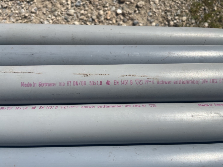 PVC rør med fittings