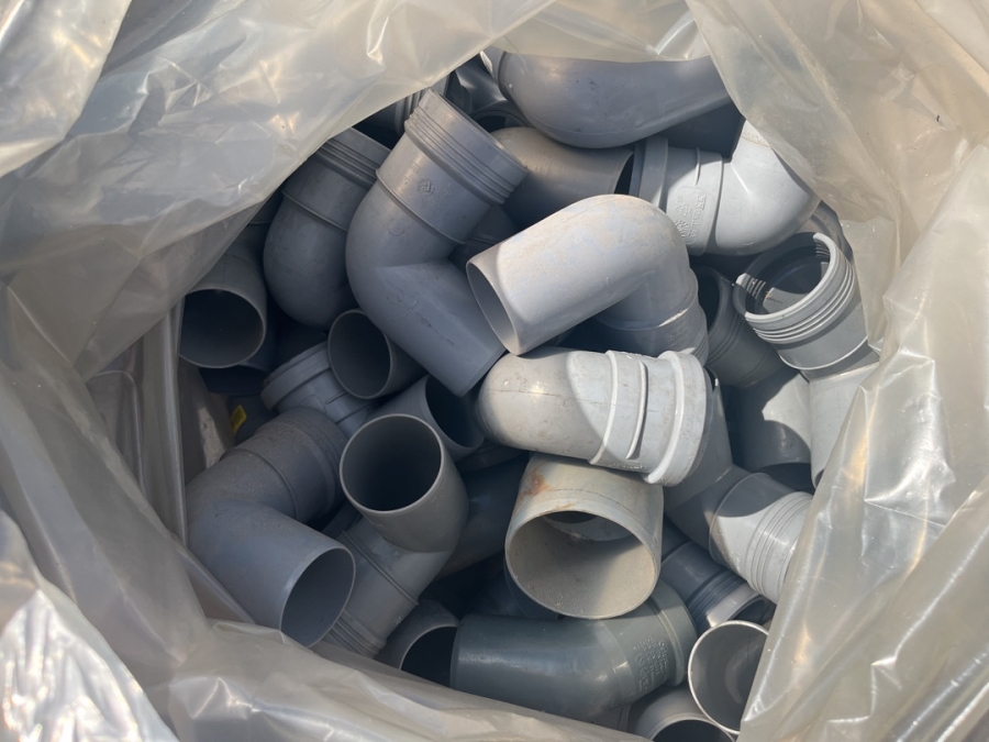 PVC rør med fittings