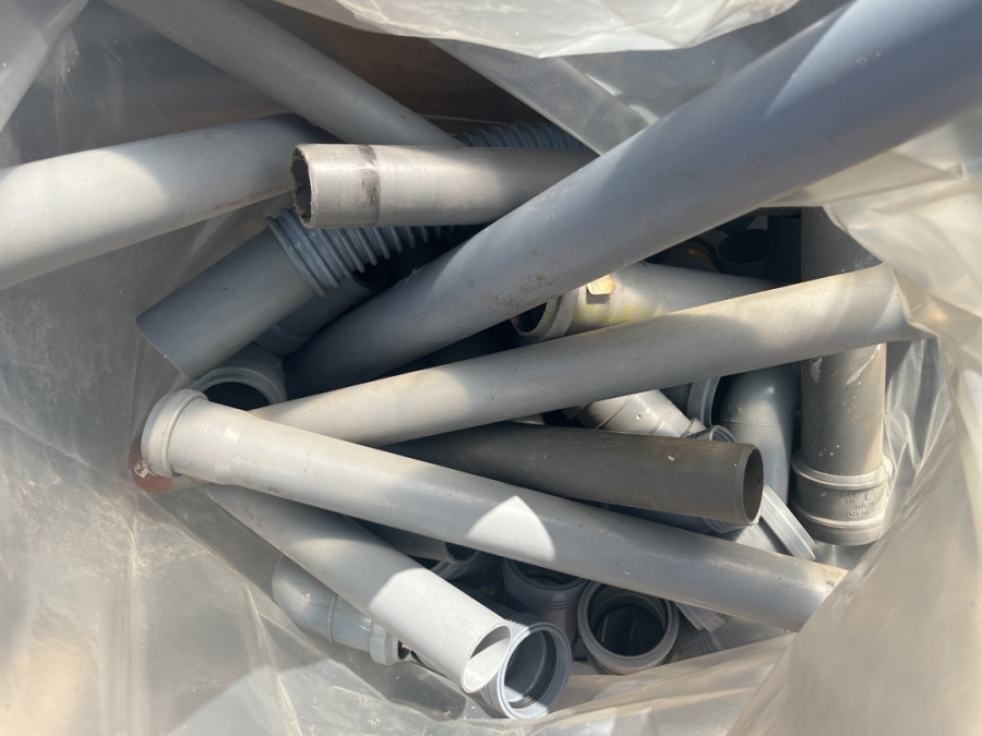 PVC rør med fittings