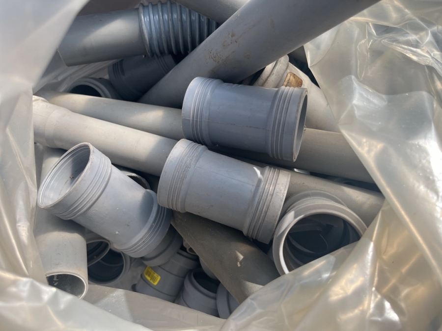 PVC rør med fittings