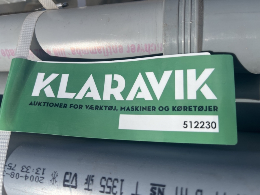 PVC rør med fittings