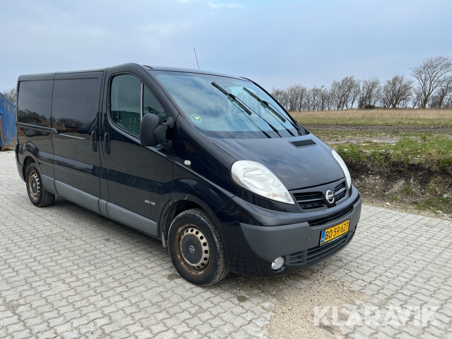 Kassevogn Nissan Primastar