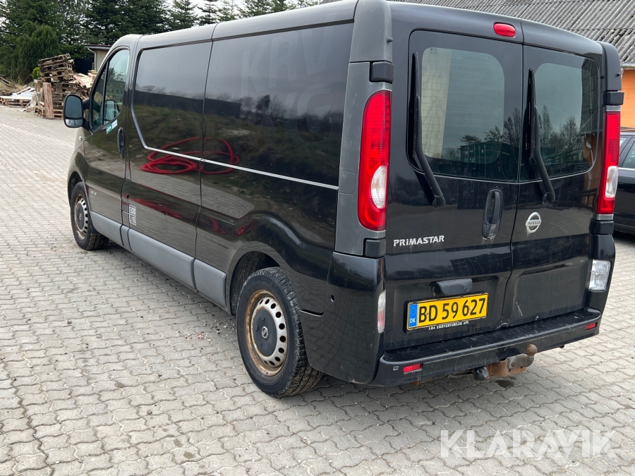Kassevogn Nissan Primastar