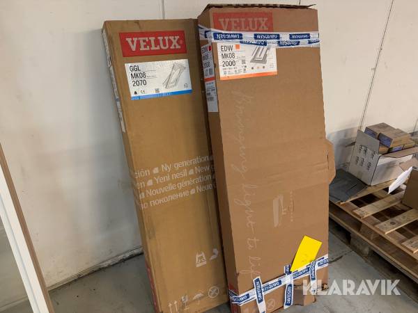 Vinduer Velux 2 styk