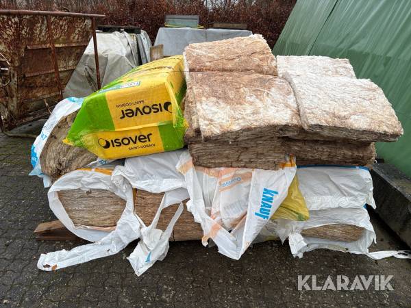 Isolering Knauf og Isover blandet lot