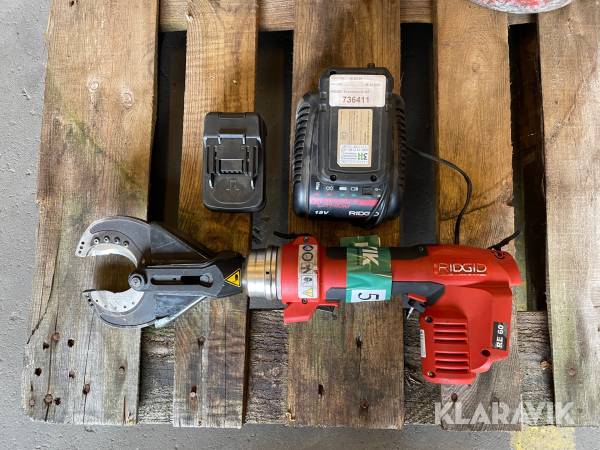 Presse- og klippemaskine Ridgid RE60