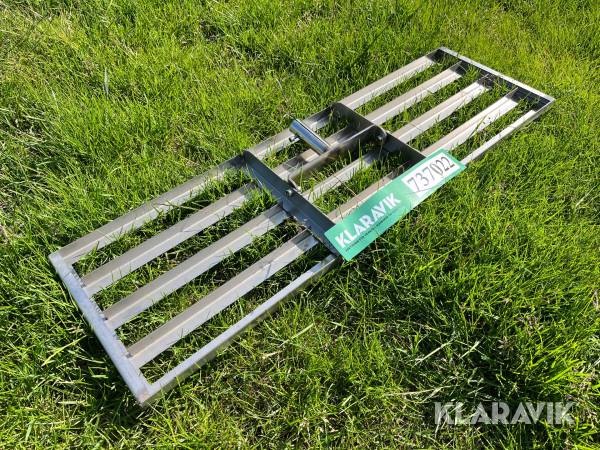 Plæneafretter 85 cm 10 stk rustfri