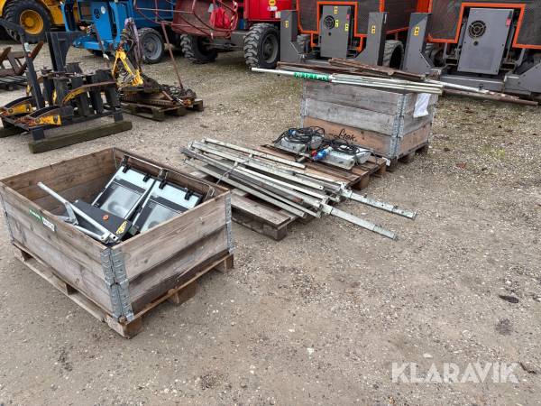 Byggeplads belysning 4 paller