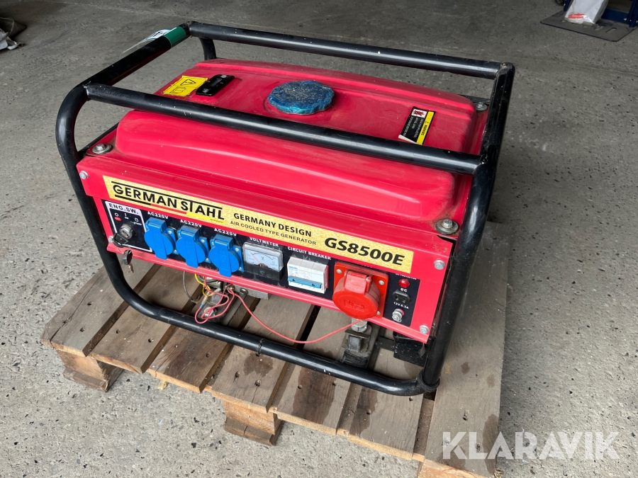 Generator German Stahl GS8500E med elstart