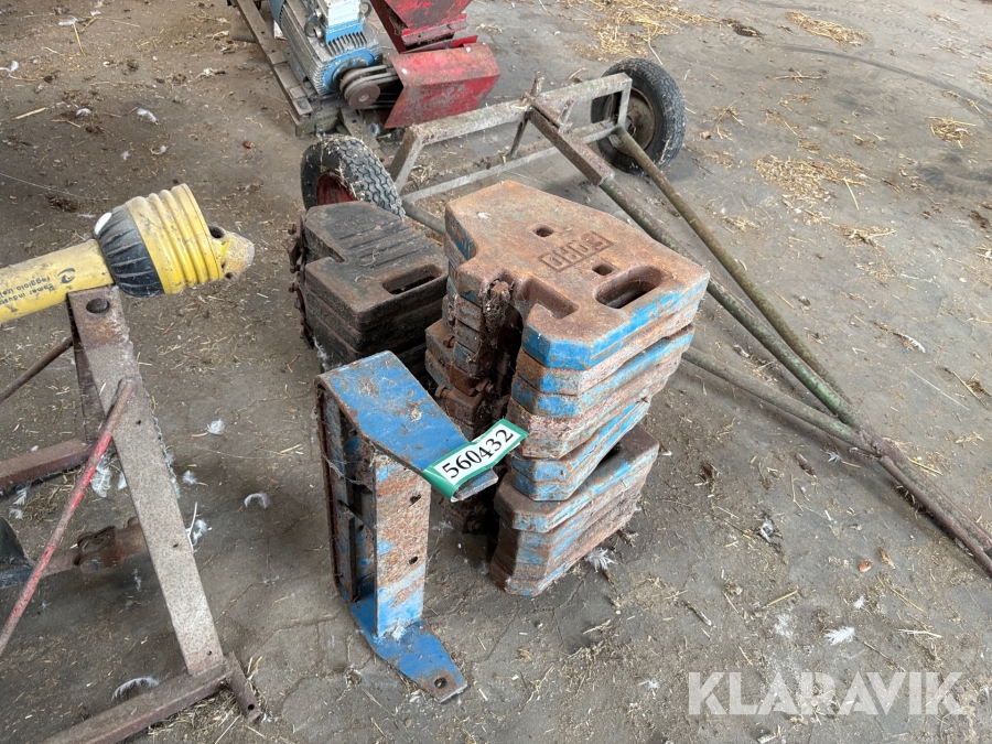 Front vægte 19 styk