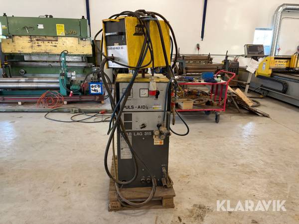 Svejsemaskine Esab Lag 315 + A9-MLB 30