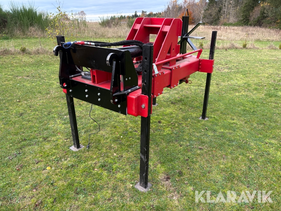 Fjernstyret brændeflækker til minilæsser 30 tons