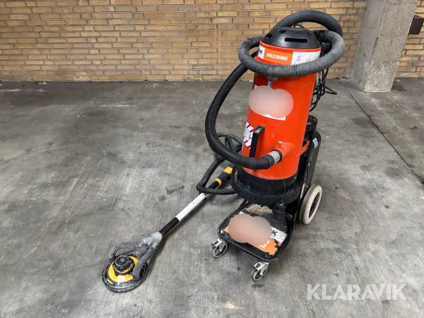 Støvsuger og girafsliber Husqvarna S13 og Mirka