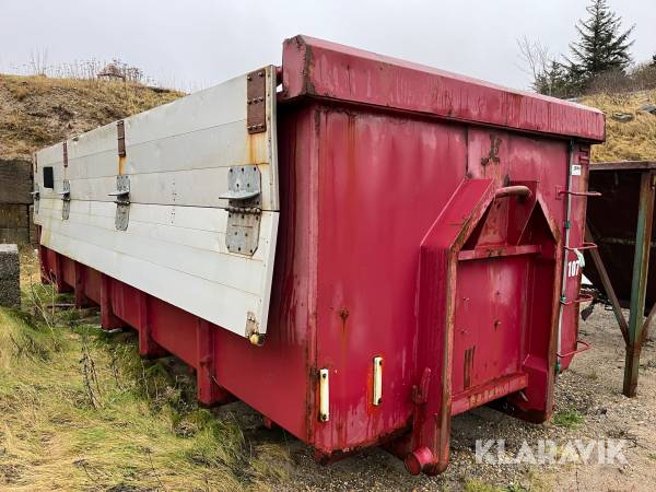 Container Jøni med hydraulisk låg