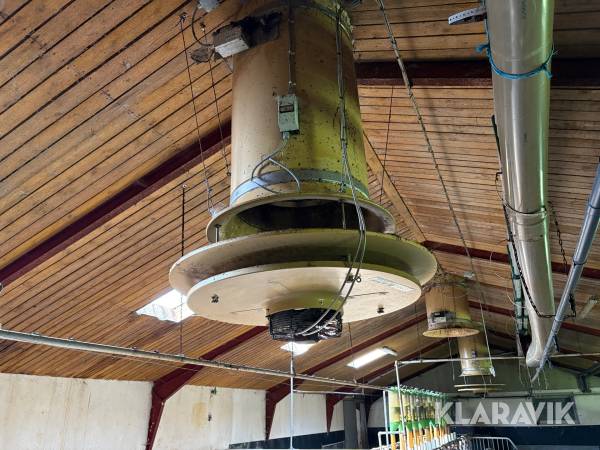 Ventilationssystem ROTOR komplet med styringsenhed