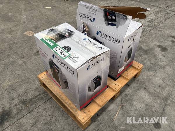 Tømmeaggregat Inficon Vortex Dual 230V 2 styk