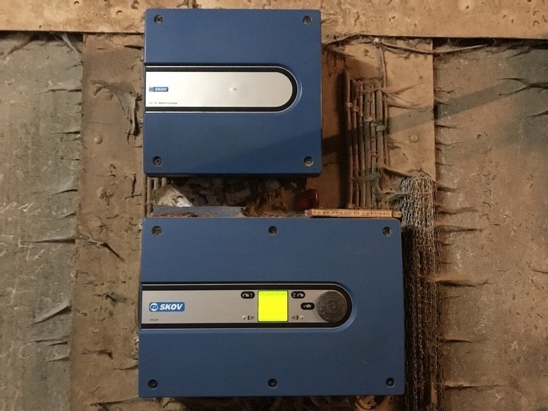 Styring til varme og ventilation 