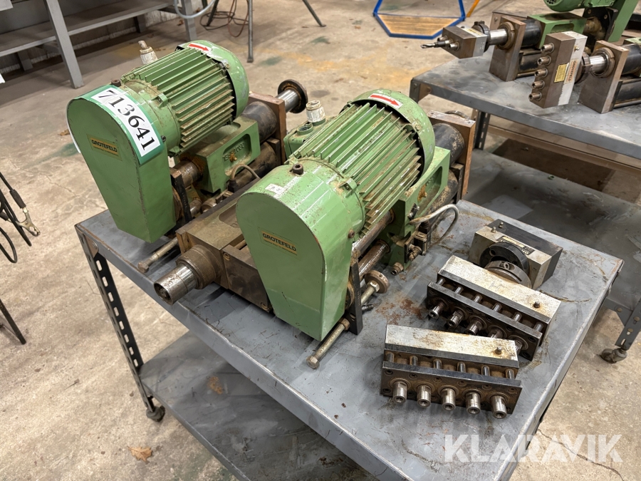 El-pneumatisk borreenhed Grotefeld