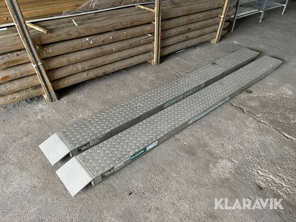 Slisker / ramper Bavaria Alu-steel schiene 2 styk - 800kg