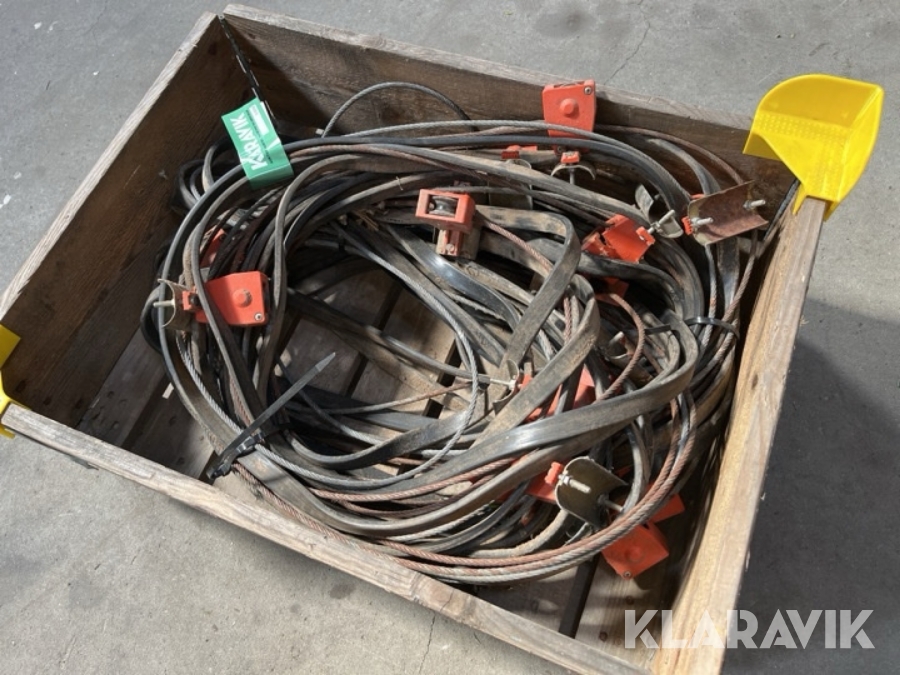 Rulleophængt kraftkabel - 28 meter langt