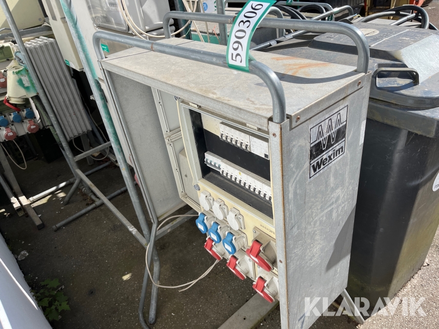 Målertavle/strømtavle Wexim