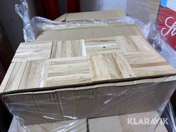 Blindboden Mosaik Egetræ (Ubehandlet) 22kasser a 4.92m2  ca 100kvm2