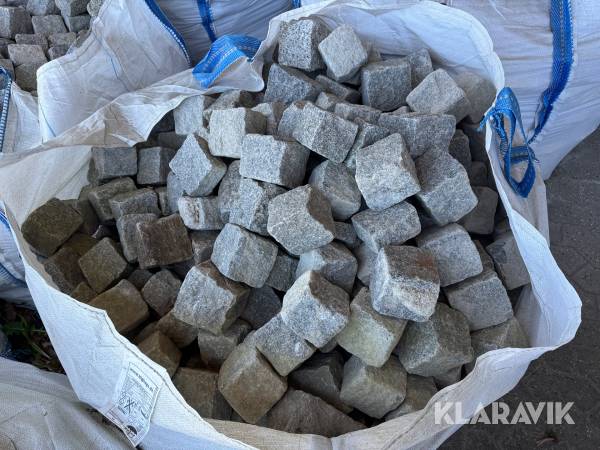 Chaussesten Portugiser Granit inklusiv Big Bag