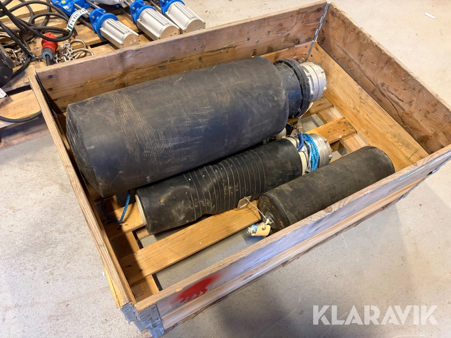 Oppustelige gummiblærer