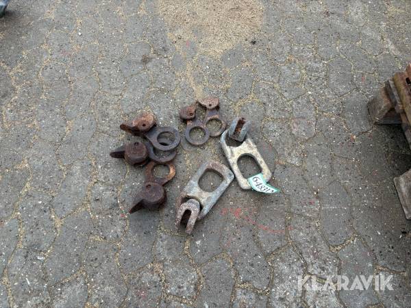 Løfteklør og universalkoblinger assorteret kapacitet