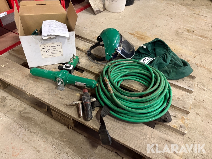 Frisk luft masker og slange J. B. Olsen 2 masker