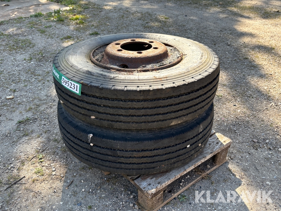 Dæk Bridgestone R294, Ringsted, Klaravik auktioner