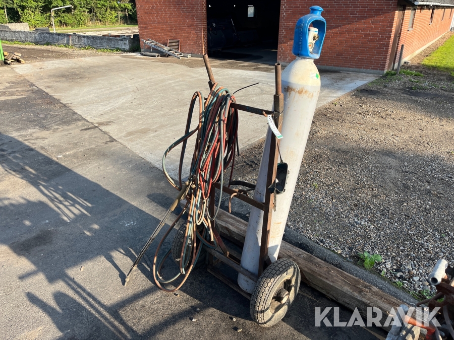 Skærebrænder med vogn