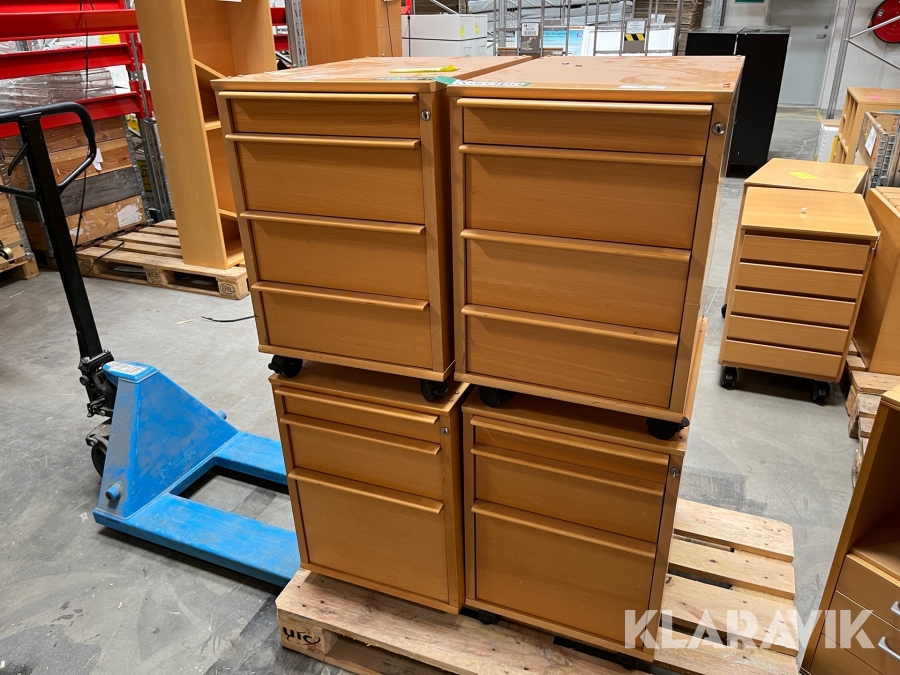 Kontorudstyr Skuffedarium 4 stk