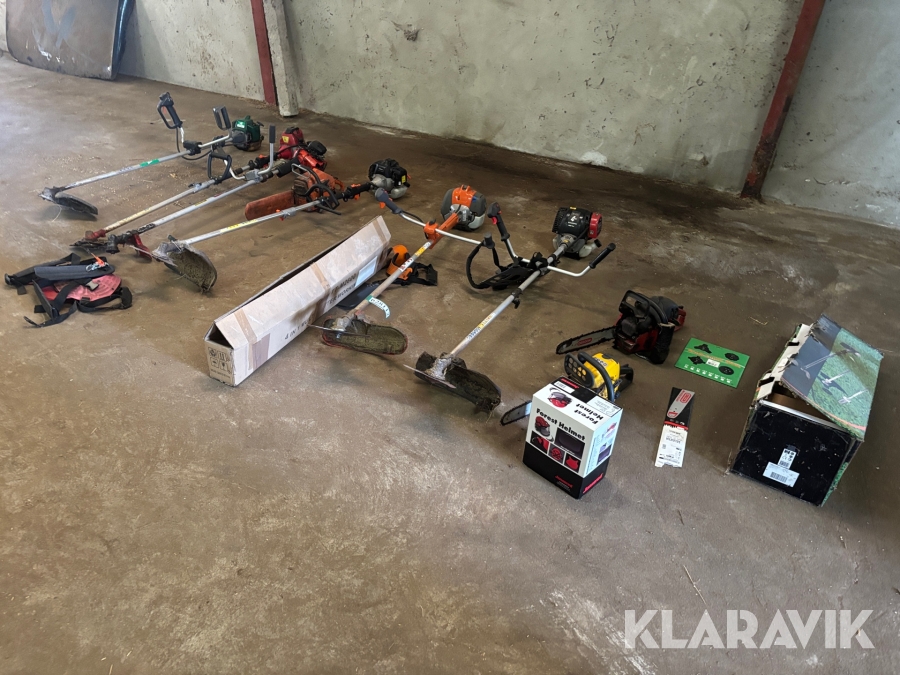 Græstrimmer/motorsav Blandet