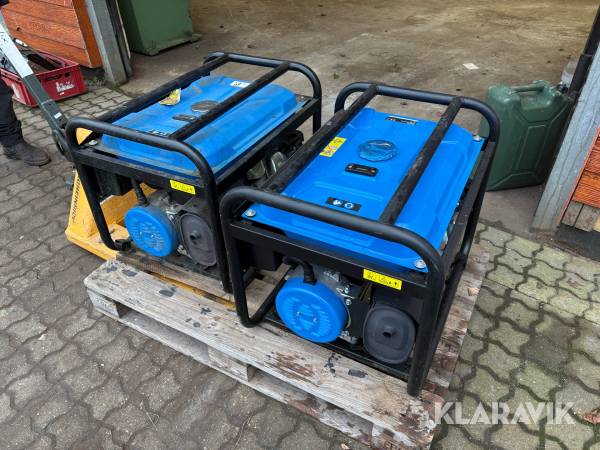 Generator Biltema G5500 230 V / max. 5,5 kW 2styk