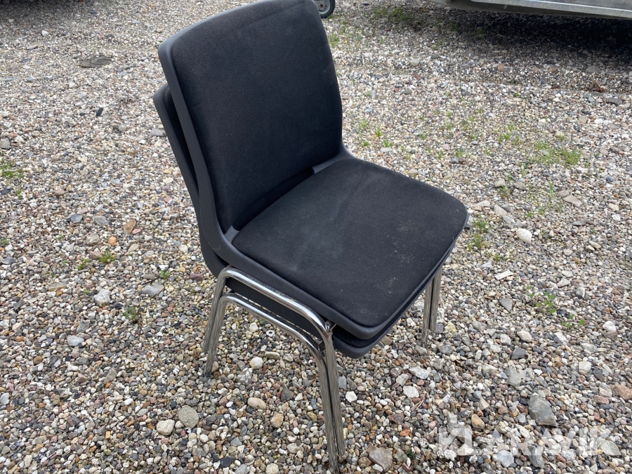 Stole Med stålben 12 stk