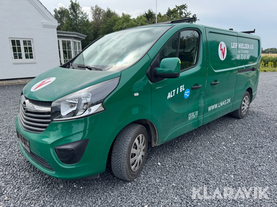 Varebil Opel Vivaro 1,6 Cdti 120hk Kassevogn