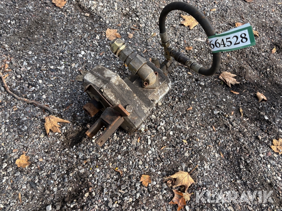 Hydraulik pumpe til PTO med speedup gear og overtryksventil