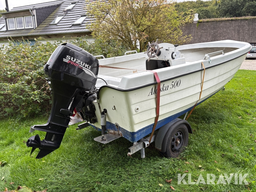 Båd Alaska 500 - inkl trailer