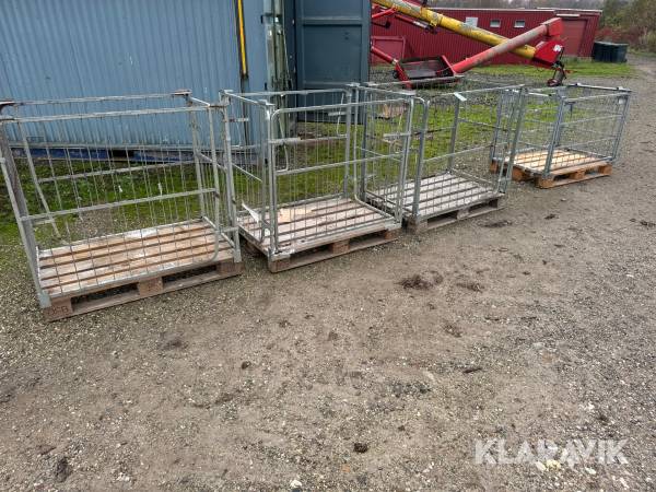 Pallebure 4 styk foldbar