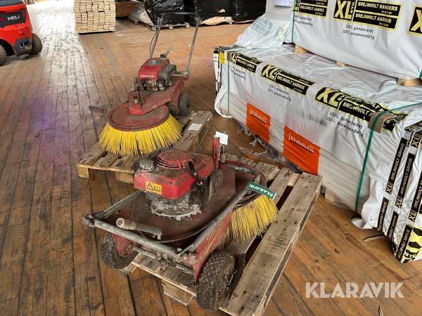Motordrevet kost Duks 2 styk
