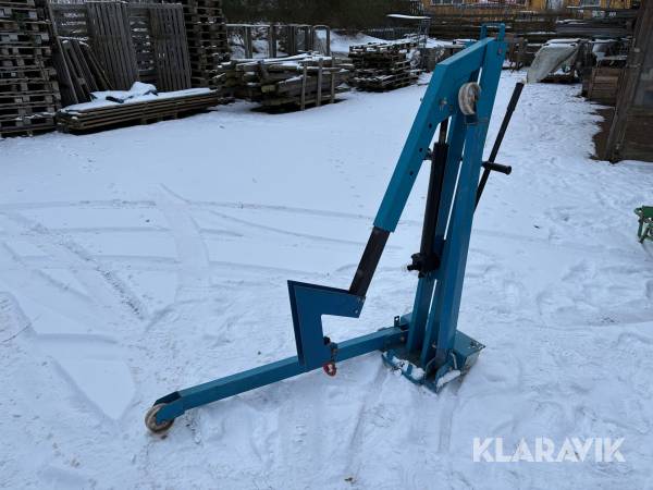 Hydraulisk værkstedskran