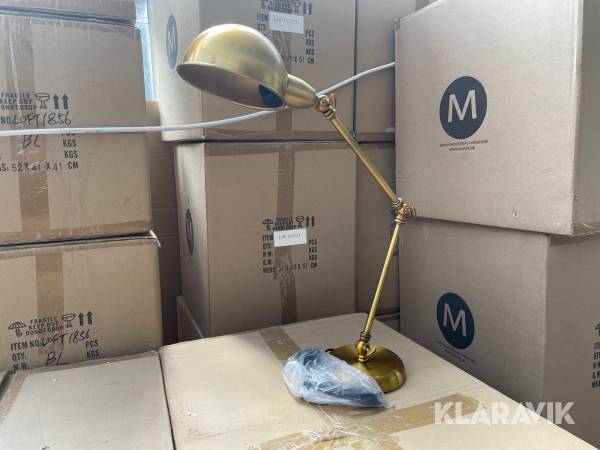 Lamper 14 stk messinglakeret